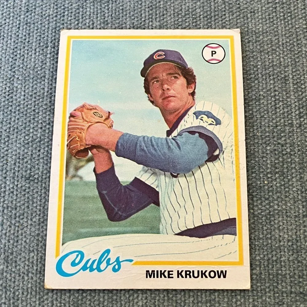 1978 Topps Chicago Cubs Baseball Card Trading Card